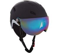 (TG. XL) CMP WA-2 Ski Helmet with Visor, Casco da Sci Unisex-Adulto, Nero, XL -