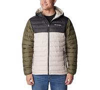 (TG. XL) Columbia Giacca con Cappuccio da Uomo, Powder Lite - NUOVO