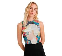 (TG. XL) Desigual Body_Maltese T-Shirt, Black, XL da Donna - NUOVO