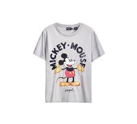 (TG. XL) Desigual TS_Mickey Mouse, 2001 Neutral Gray, XL - NUOVO