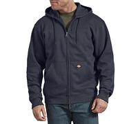 (TG. XL) Dickies Felpa con Cappuccio in Pile con Zip Intera Giacca, Blu Marino S