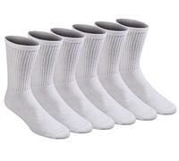(TG. XL) Dickies Men's All Purpose Cushion Crew Socks (6/12 Packs) - NUOVO