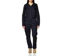 (TG. XL) dickies Women's Long Sleeve Cotton Twill Coverall, Dark Navy, Extra Lar