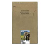 (TG. XL) Epson 24 Serie Elefante, Cartuccia Originale Getto d'Inchiostro Claria