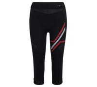 (TG. XL) FALKE Pantaloni Baselayer da Donna Caldi 3/4 W Ti Materiale Funzionale
