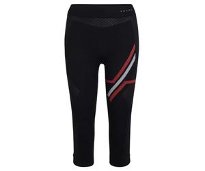 (TG. XL) FALKE Pantaloni Baselayer da Donna Caldi 3/4 W Ti Materiale Funzionale