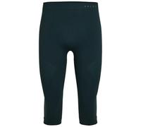 (TG. XL) FALKE Pantaloni Baselayer da Uomo Caldi 3/4 M Ti Materiale Funzionale a