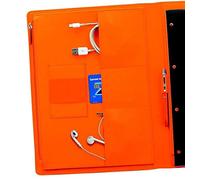 (TG. XL) Filofax Metropol Extra Large Elastic Tablet Custodia a libro Arancione