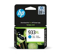 (TG. XL) HP 933XL Ciano, CN054AE, Cartuccia Originale HP da 825 Pagine, ad Alta