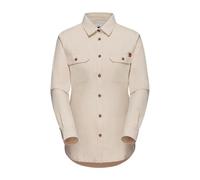 (TG. XL) Mammut Maglietta a Maniche Lunghe Tamaro Undyed da Donna Marrone Chiaro
