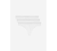 (TG. XL) Marc O´Polo Essentials 3-Pack String Mutandine Perizoma, White, Extra