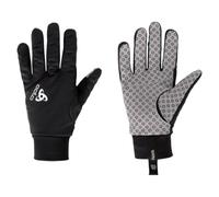 (TG. XL) Odlo Gloves Full Finger Engvik Warm Guanti, Nero, XL Unisex - NUOVO