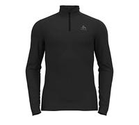 (TG. XL) Odlo Half Zip Fundamen Maglione Black XL - NUOVO
