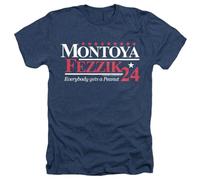 (TG. XL) popfunk Princess Bride Montoya And Fezzik for President 24 T Shirt, Nav