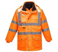 (TG. XL) Portwest RT27 Giacca Traffico 7 in 1, Arancione, XL - NUOVO