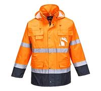 (TG. XL) Portwest S162 Giacca Alta Visibilit , 3 in 1 Lite, Arancione/Navy, XL -