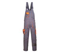 (TG. XL) Portwest TX12GRRXL Salopette Texo con colori a contrasto e bretelle, Gr