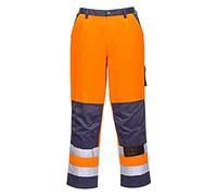 (TG. XL) Portwest TX51 Pantaloni Lyon Alta Visibilit , Arancione/Navy, XL - NUOV