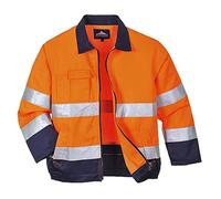 (TG. XL) Portwest TX70 Giacca Madrid Alta Visibilit , Arancione/Navy, XL - NUOVO