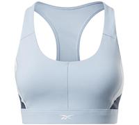 (TG. XL) Reebok Icons Bra Reggiseno Sportivo, PALBLU, XL Donna - NUOVO