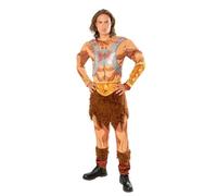 (TG. XL) Rubies Costume He-Man Deluxe per adulto, tutina con petto muscoloso sta