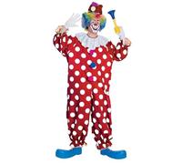 (TG. XL) Rubie's Pagliaccio punteggiato - costume adulto, vestito operato - NUOV
