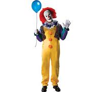 (TG. XL) Rubie's Pennywise Deluxe - Costume da clown It The Movie, da adulto, XL