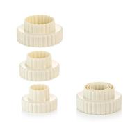 (TG. XL) Tescoma 630861 Delicia Tagliabiscotti Doppio Taglio Tondi Festonati, 6