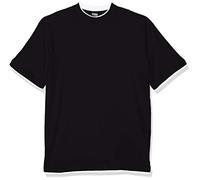 (TG. XL) Urban Classics Bekleidung Contrast Tall Tee Maglia Uomo, Nero (Nero/Whi