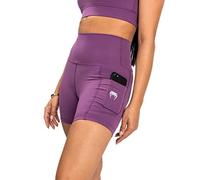 (TG. XL) Venum Essentials Biker Pantaloncini, Dusky Orchid/Argento Spazzolato, X