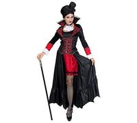 (TG. XL) Widmann Srl Costume Vampira da Donna Adulti, Nero, WDM07994 - NUOVO
