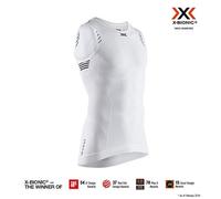 (TG. XL) X-Bionic Invent Light Singlet Men, T Shirt Uomo, Arctic White/Opal Blac