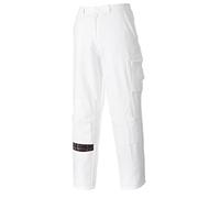 (TG. XS (26-28) Gamba Normale) Portwest S817 - Pantaloni Da Lavoro Imbianchino,