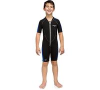 (TG. XS, Anni 6/7) Cressi Lido Shorty Junior Muta, 2 mm, Unisex - Bambino, Blu,