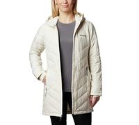 (TG. XS) Columbia Heavenly Long Hooded Jacket, Piumino Con Cappuccio Donna, Chal