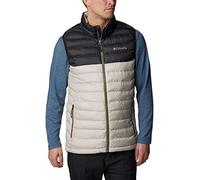(TG. XS) Columbia Powder Lite Vest Gilet, Dark Stone/Shark, XS Uomo - NUOVO