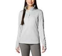 (TG. XS) Columbia W Park View Grid Fleece 1/2 Zip Felpa In Pile per Donna - NUOV