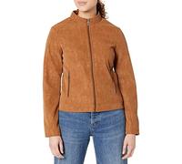 (TG. XS) Desigual Donna Donna Tessuto Pu Cappotto, Marrone, X-Small - NUOVO