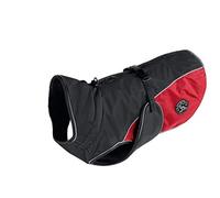 (TG. XS) HUNTER Dog Coat Uppsala Cozy, 25 cm, Antracite/Rosso - NUOVO