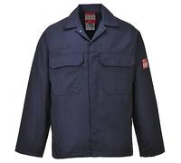 (TG. XS) Portwest BIZ2 Giacca Da Lavoro Resistente Alle Fiamme Bizweld FR Per Uo