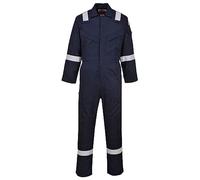 (TG. XS) Portwest FR21 Tuta Anti-Statica Leggera Resistente Alla Fiamma 210g Mar