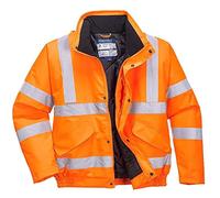 (TG. XS) Portwest RT32ORRXS Bomber ad Alta Visibilit GO/RT, Arancione, XS - NUO
