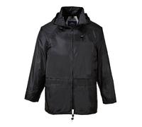 (TG. XS) Portwest, S440YERS, giacca impermeabile, Nero, S440BKRXS - NUOVO