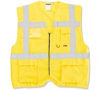 (TG. XS) Portwest S476 Gilet Executive Berlino, Giallo, XS - NUOVO