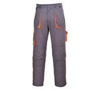 (TG. XS) Portwest TX11GRRXS Texo Contrast - Pantaloni da Lavoro, per Uomo, Grigi