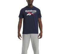 (TG. XS) Reebok ID-Big Logo T-Shirt, VECNAV, XS Uomo - NUOVO