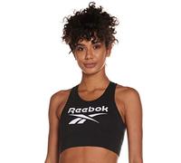 (TG. XS) Reebok Identity Reggiseno Sportivo, Opaco, Black, XS Donna - NUOVO