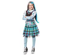 (TG. XS) Rubies Costume Frankie Stien Deluxe per bambina, vestito, leggings, cin