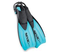 (TG. XS/S) Seac Sprint, Pinne da Snorkeling Regolabili con Cinghiolo Elastico, p