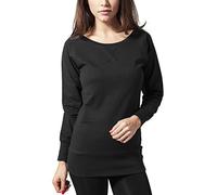 (TG. XS) Urban Classics Ladies Wideneck Crewneck Felpa, Nero (Black), 40 (Taglia